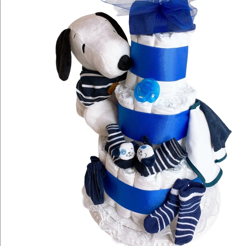 Puppy Diaper Cake, Doggy Diaper Cake